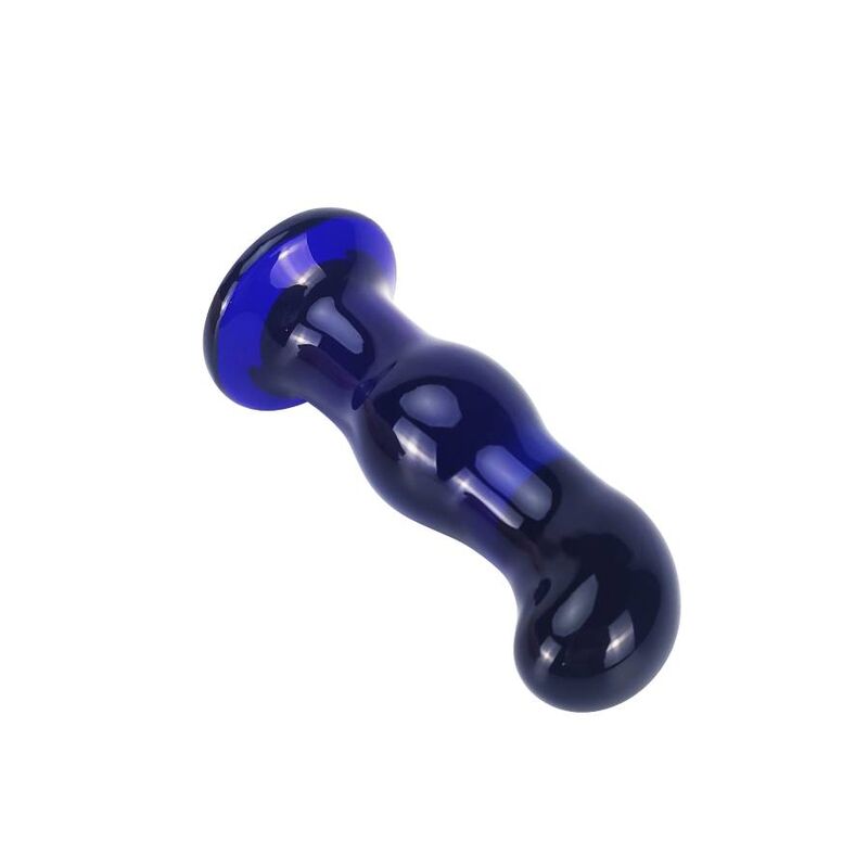 TOYJOY The Gleaming - Plug Anal de Vidrio Vibrante con 5 Modos