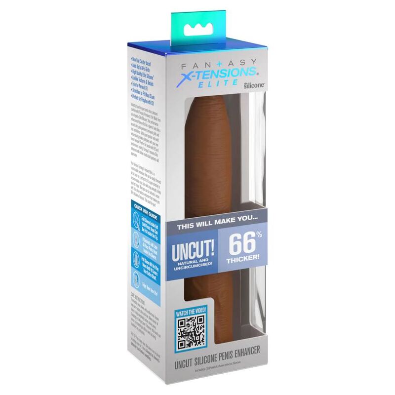 Fantasy X-Tensions Extension Sleeve Uncut 17,78 cm Caramelo