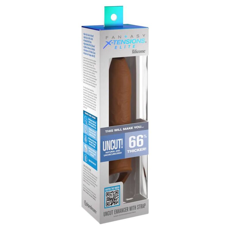 Pipedreams Sleeve Uncut 17,78 cm con Correa - Caramelo