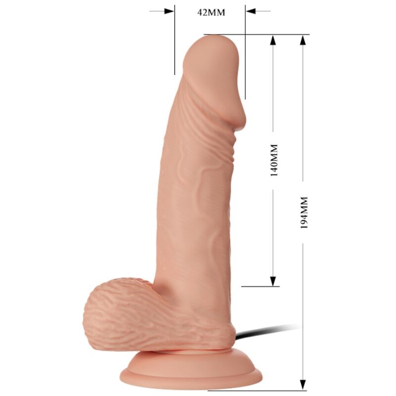 BAILE Beautiful Encounter Zebulon - Vibrador Realista 19.4 cm