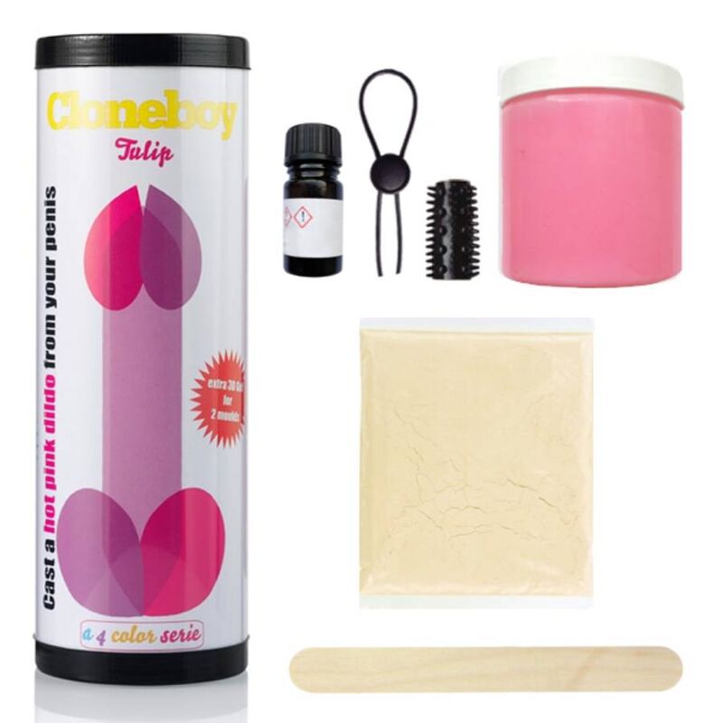 Cloneboy Dildo Tulip Intense Pink - Juguete Erótico de Diseño Ergonómico