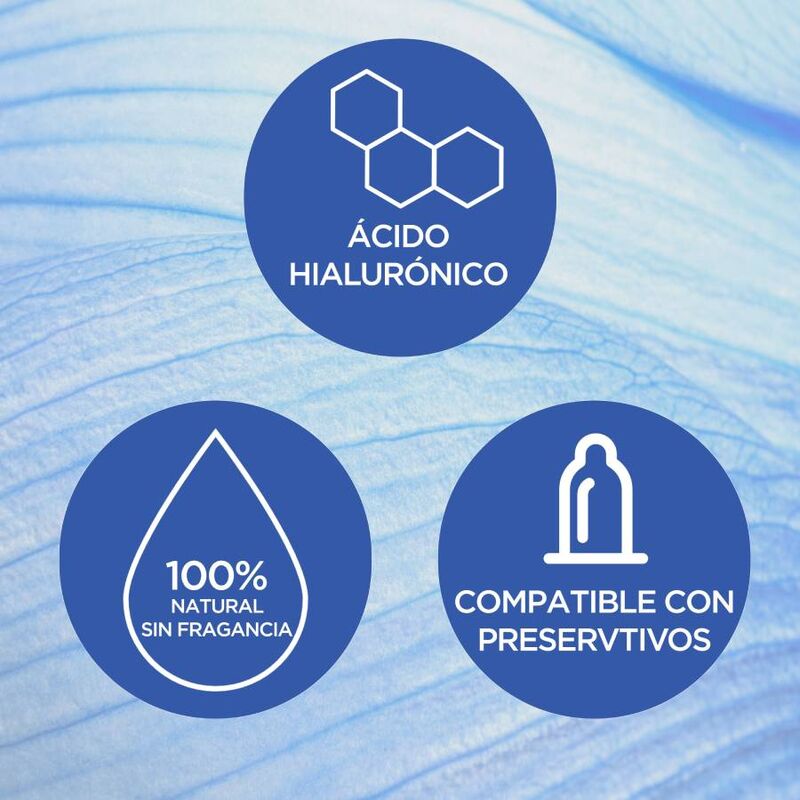 Durex Naturals Moisturizing Lube - Lubricante Hidratante 100 ml con Ácido Hialurónico