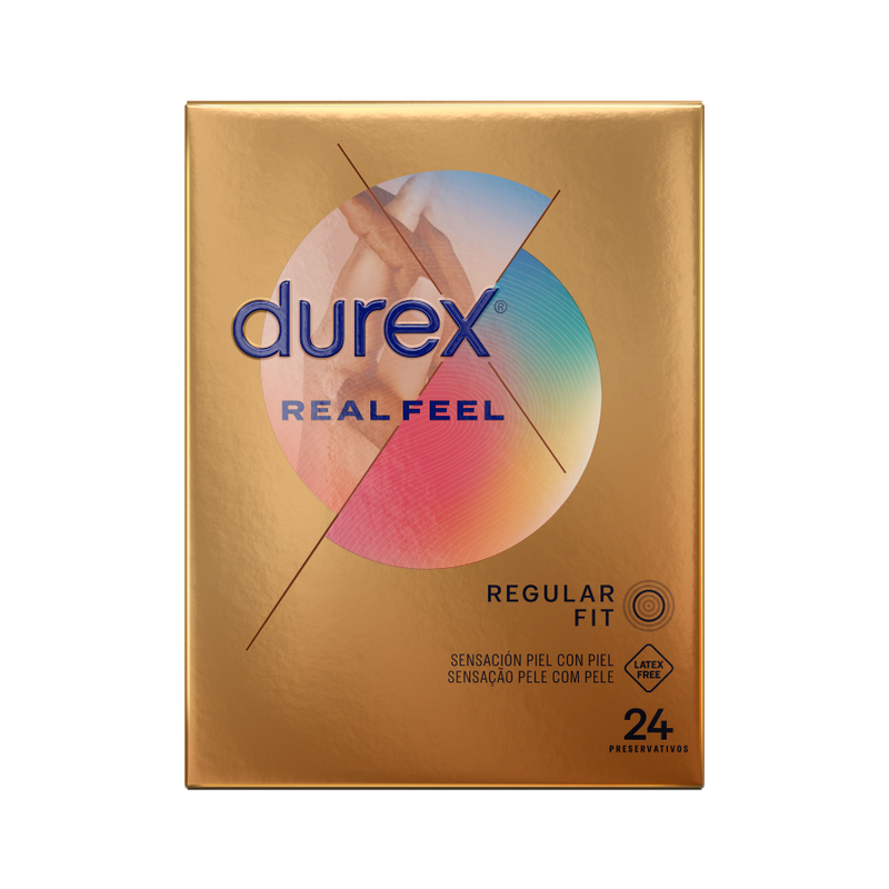 Durex Real Feel 24 Preservativos - Sensación Natural