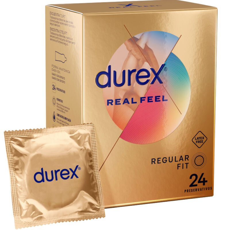 Durex Real Feel 24 Preservativos - Sensación Natural