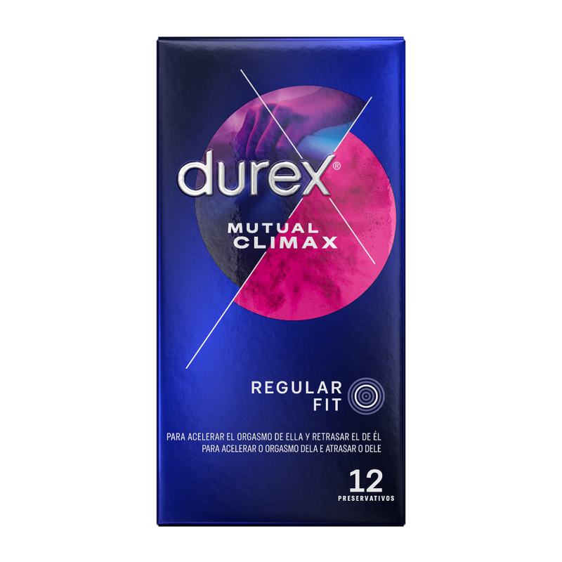 Durex Climax Mutuo 12 Unidades - Preservativos con Puntos y Estrías