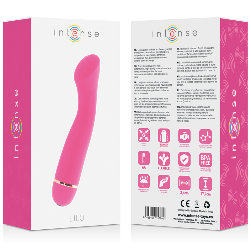 Intense Lilo 20 Velocidades Silicona Rosa