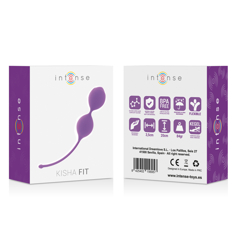 Intense Kisha Fit - Bolas Chinas de Silicona Lila