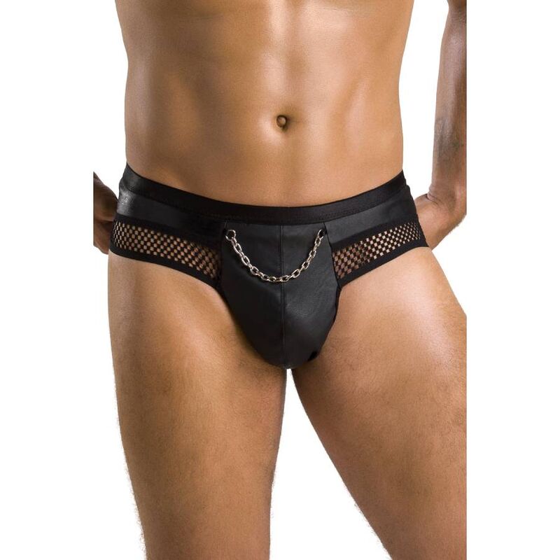 Passion 030 Open Slip Tom Black L/XL