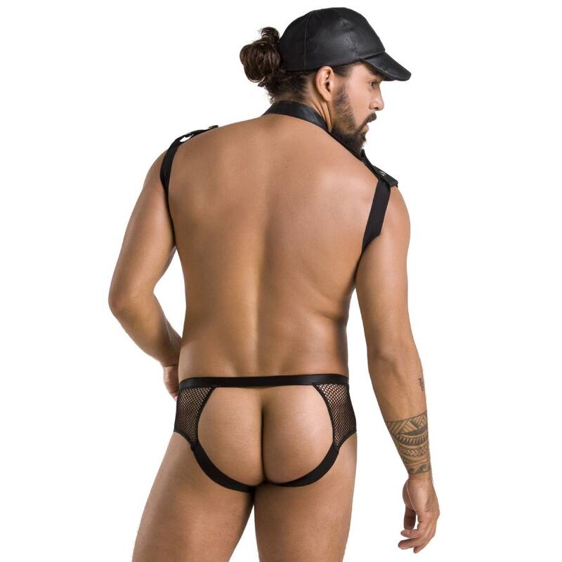 Set John Black S/M - Lencería Masculina Passion Men