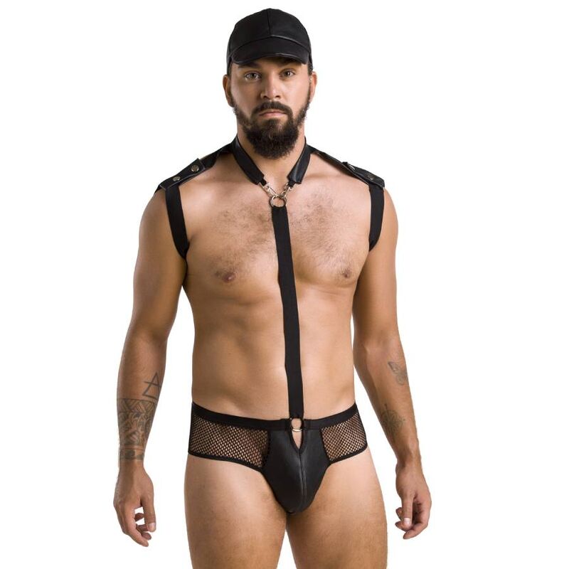 Passion 038 Set John Black L/XL - Lencería Masculina