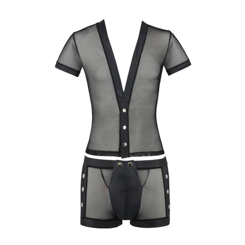 Passion 052 Set Michael Black - Lencería Masculina Talla S/M