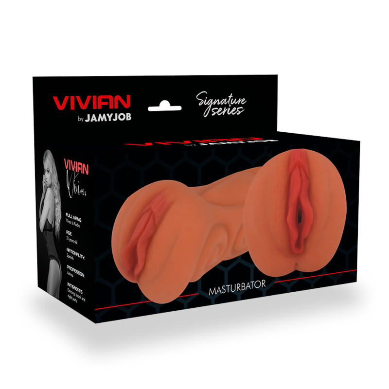 Jamyjob Signature Vivian - Masturbador Vagina sin Vibración
