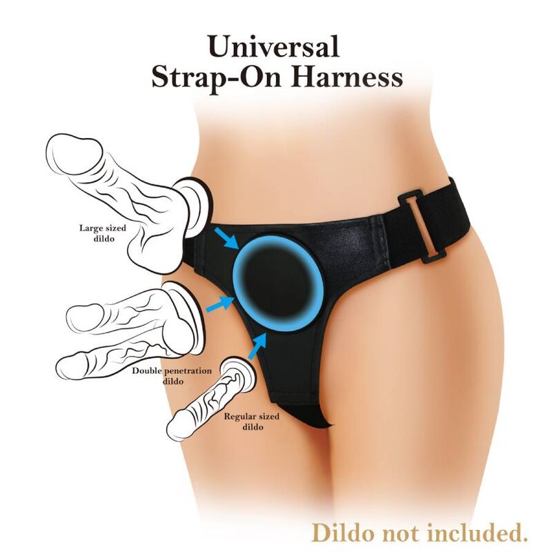 Pretty Love Black Universal Harness - Arnés Ajustable