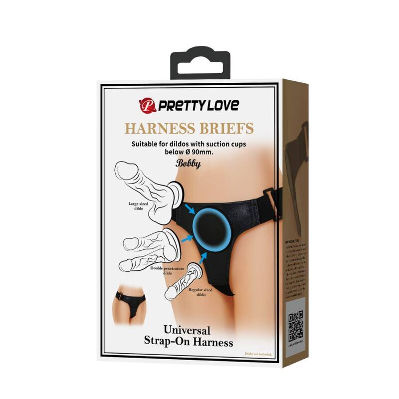Pretty Love Black Universal Harness - Arnés Ajustable
