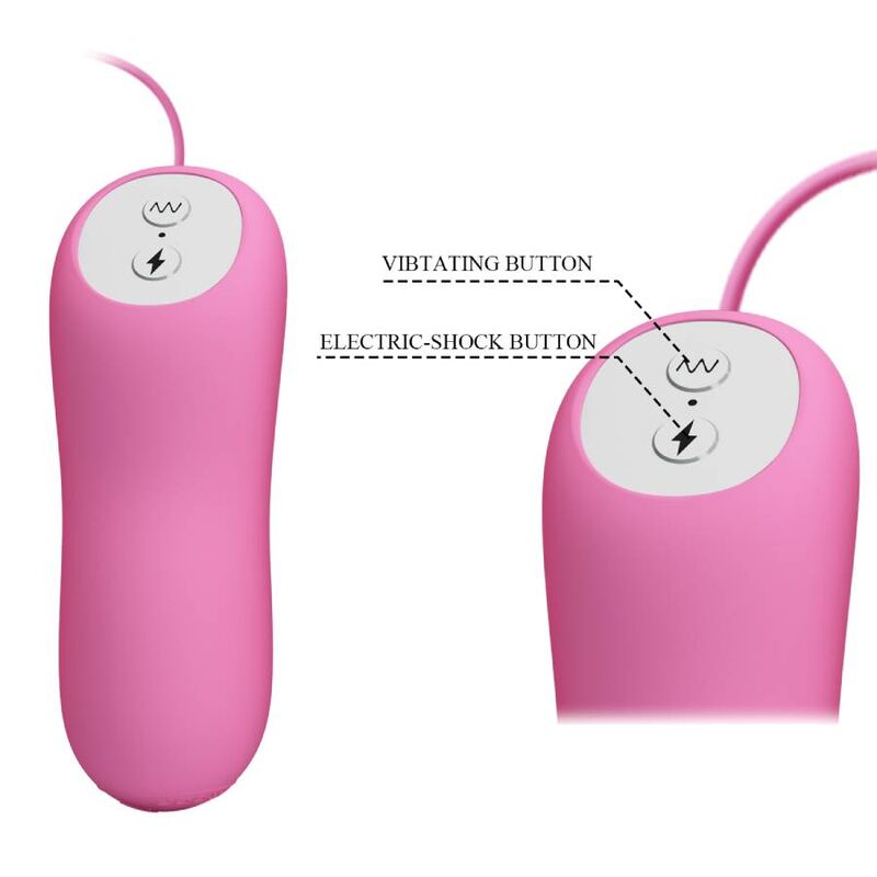 Pretty Love Pinzas Electroestimulación Rosa - Vibración y Electroshock