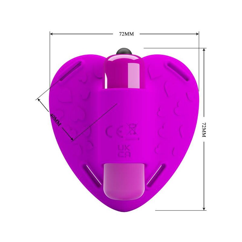 Pretty Love Heartbeat Clitoris Massager - 10 Modos de Vibración