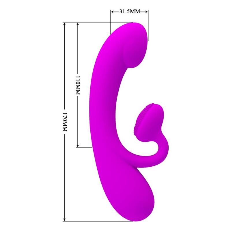 Pretty Love Sincere - Vibrador y Succionador de Silicona