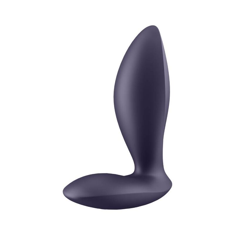 Satisfyer Power Plug Purple - Plug Vibrador con 12 Modos