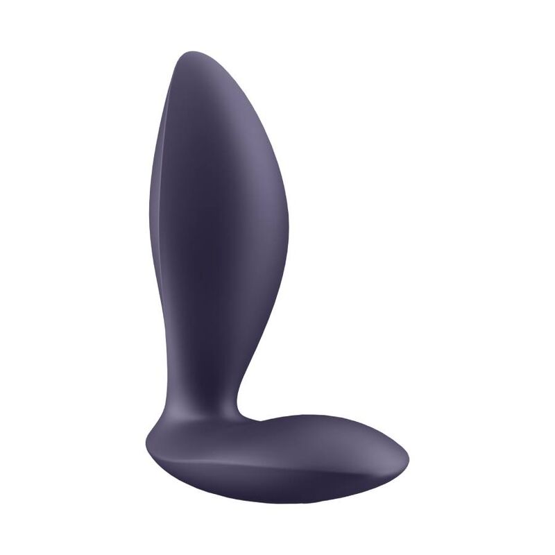 Satisfyer Power Plug Purple - Plug Vibrador con 12 Modos