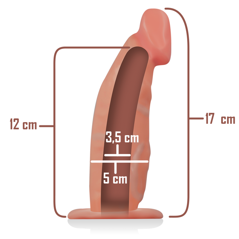 Intense Hollow Harness with Dildo 18 x 3.5 cm