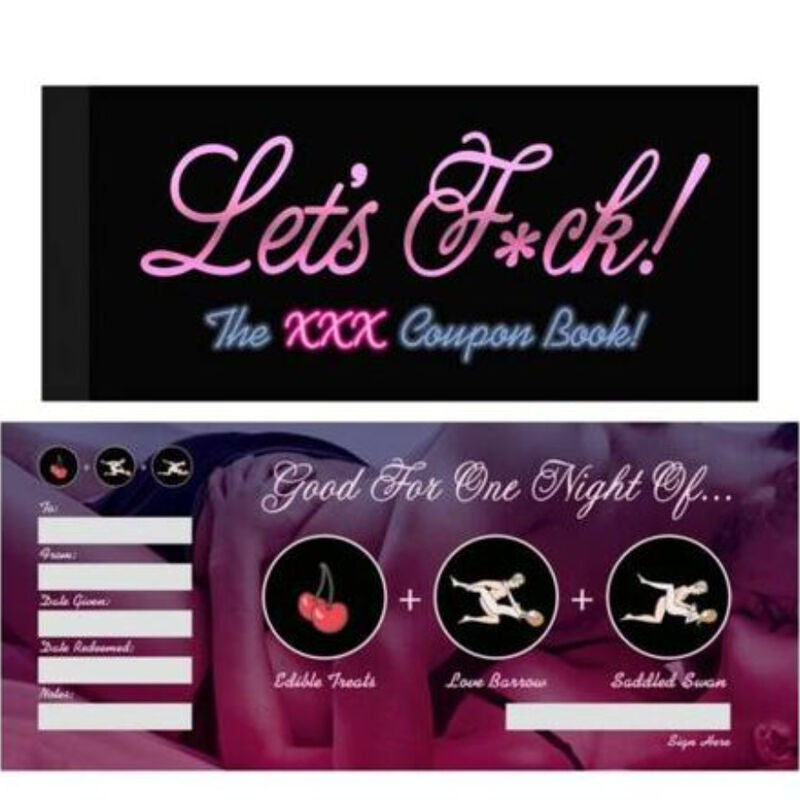Let's F*ck Coupons - Juego de Parejas para Adultos
