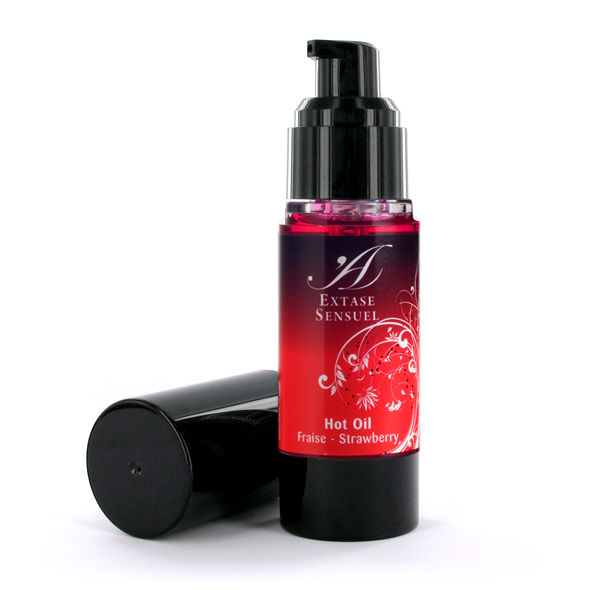Aceite Efecto Calor de Fresa Extase Sensuel