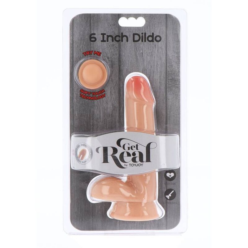 Get Real Dual Density Dildo 17 cm - Diseño Ergonómico
