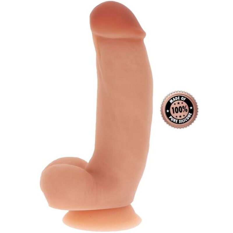Get Real Dildo Silicona 18 cm con Bolas - Diseño Realista