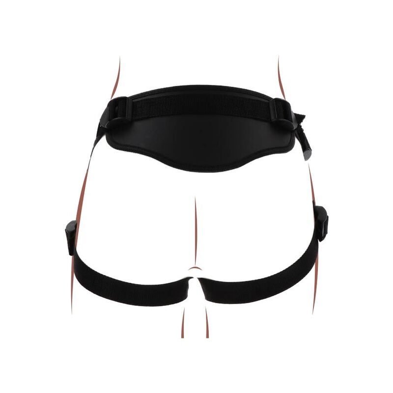 Get Real Strap-On Deluxe Harness Black