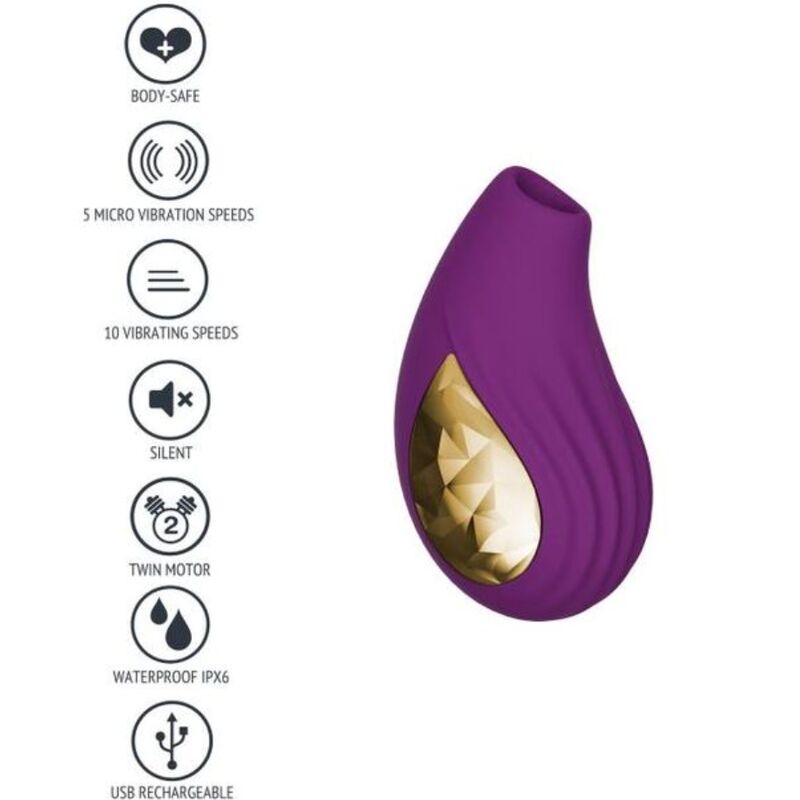 XOCOON Divine Love Stimulator Purple - Estimulador de Placer para Parejas