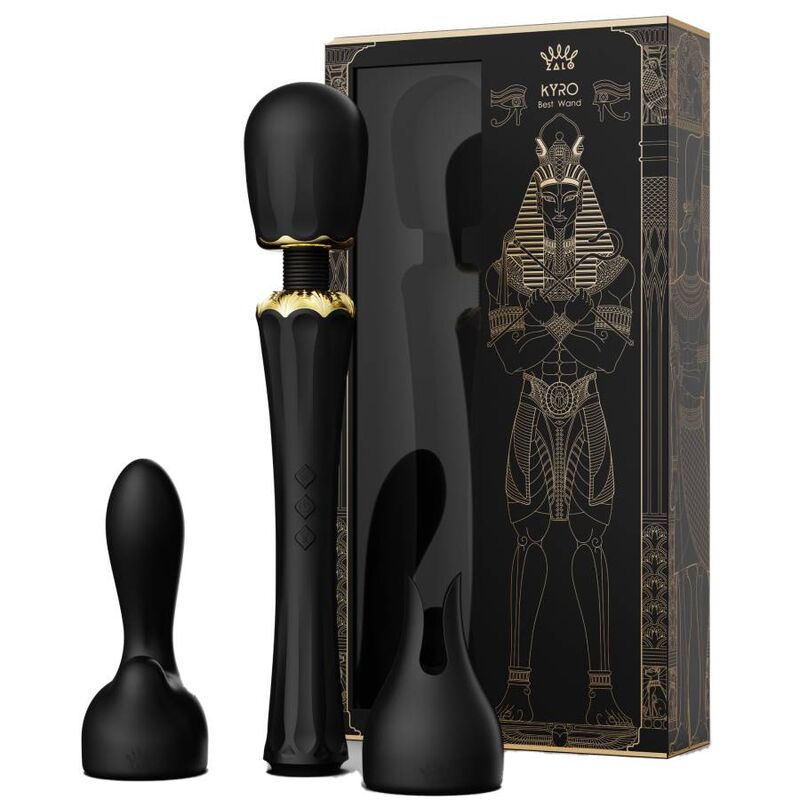 Zalo Kyro Wand Black - Estimulador de Diseño Ergonómico