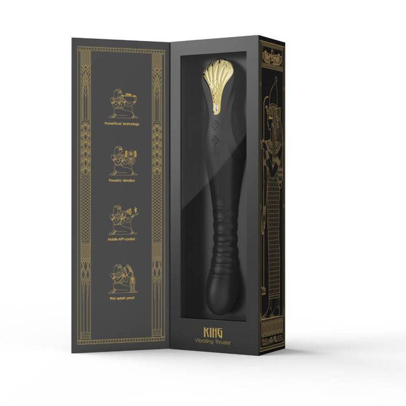 Zalo King Thruster Black - Vibrador Premium