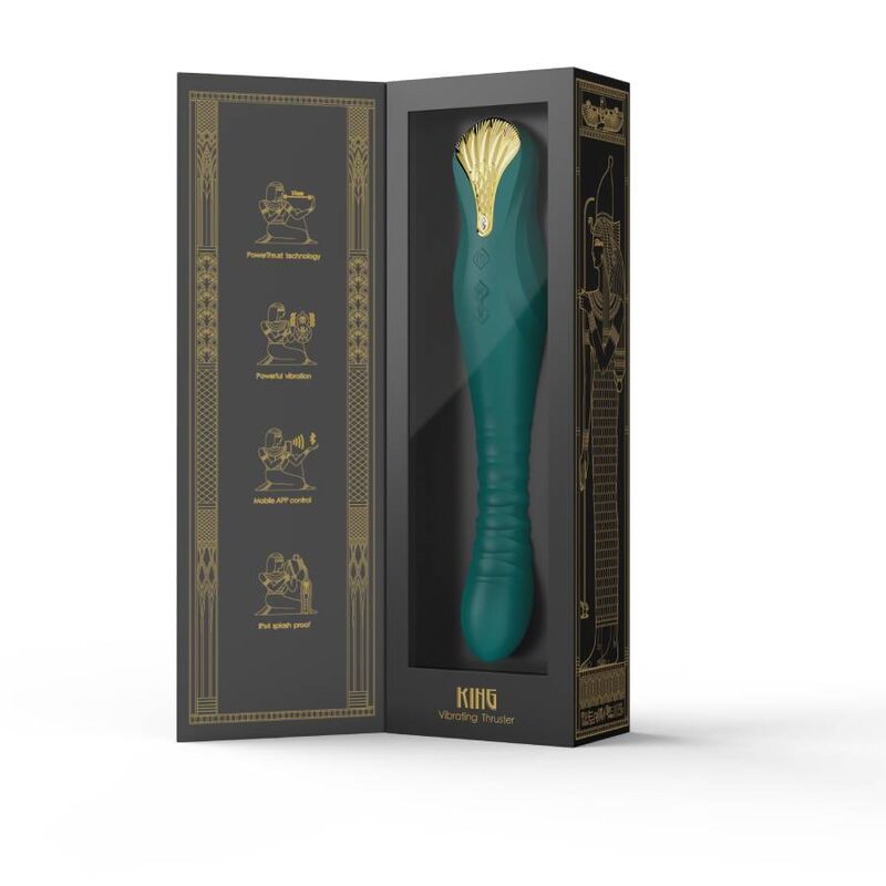 Zalo King Thruster Green - Vibrador de Diseño Ergonómico