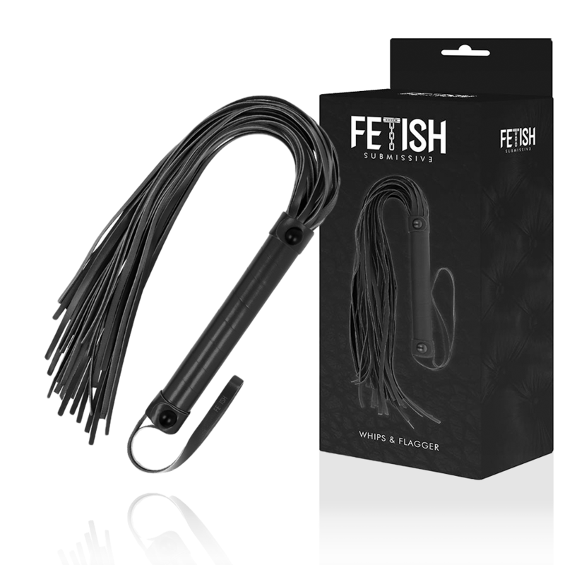 Fetish Submissive Vegan Leather Whip - Látigo BDSM Profesional