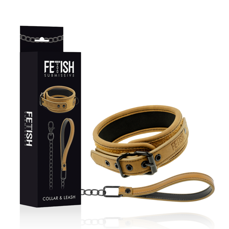 Fetish Submissive Origin - Collar Neopreno con Cadena