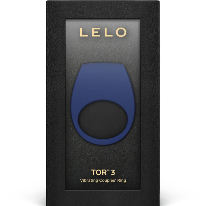 LELO TOR 3 Blue - Anillo Vibrador de Diseño Premium