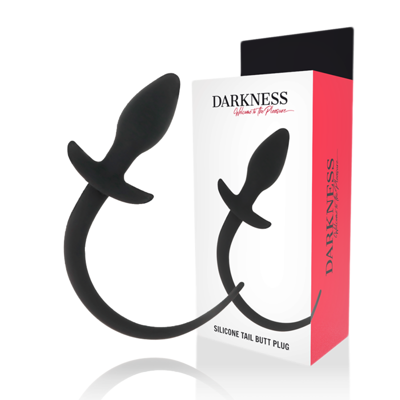 Darkness Plug Anal 28 cm Silicona Negra - Dilatador Ergonómico