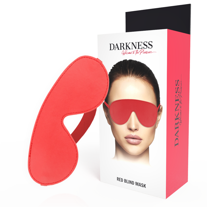 Darkness High Quality Red Mask - Máscara de Ojos PVC Ajustable