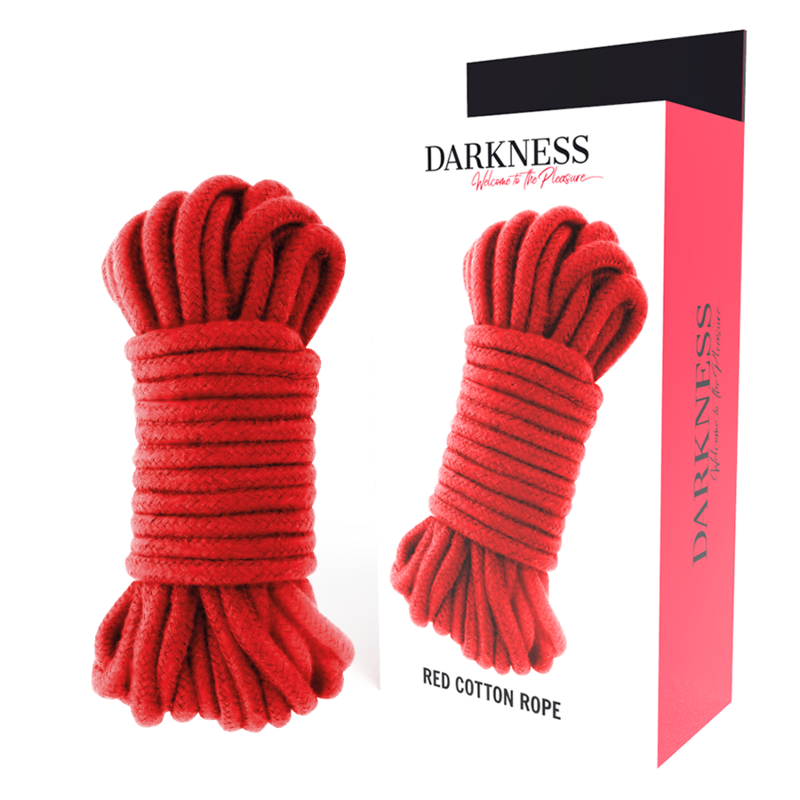 Darkness Japanese Rope 5 m Rojo - Cuerda de Bondage