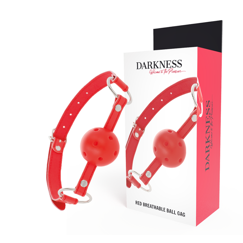 Darkness Red Breathable Gag - Accesorio Bondage