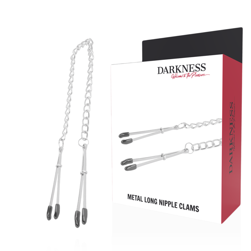 Darkness Adjustable Metal Nipple Clamps - Pinzas Ajustables de Precisión