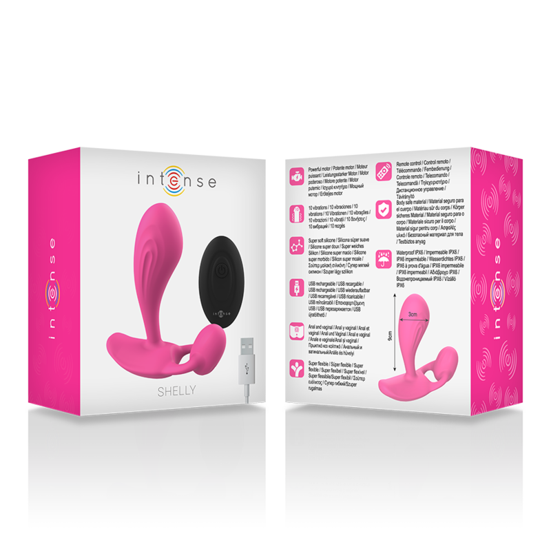 Intense Shelly Plug Anal con Control Remoto Rosa