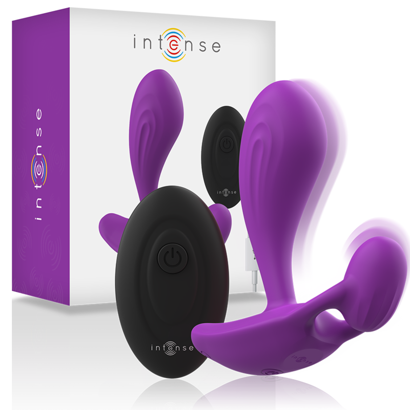 Intense Shelly Plug Anal Control Remoto Púrpura