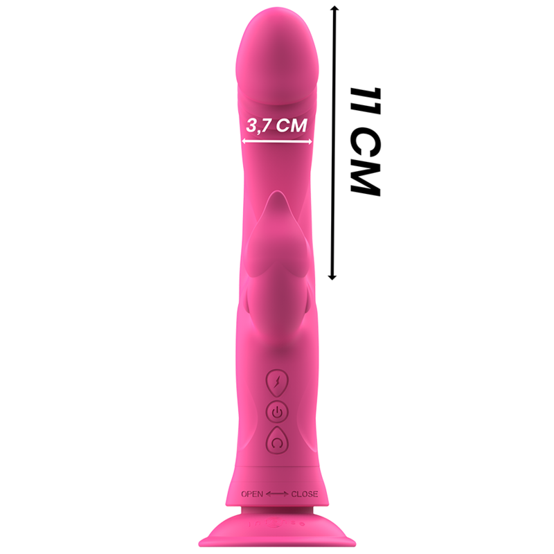 Intense Julio Rabbit Vibrator - Silicona Rosa
