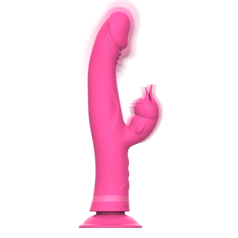 Intense Julio Rabbit Vibrator - Silicona Rosa