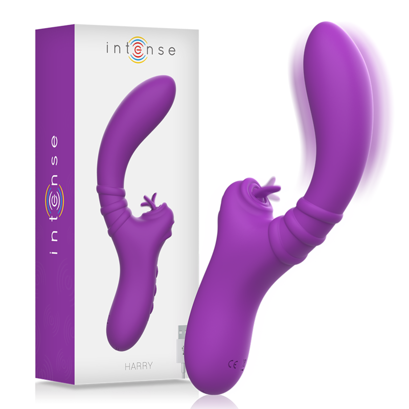 Intense Harry Flexible Vibrator - Diseño Ergonómico