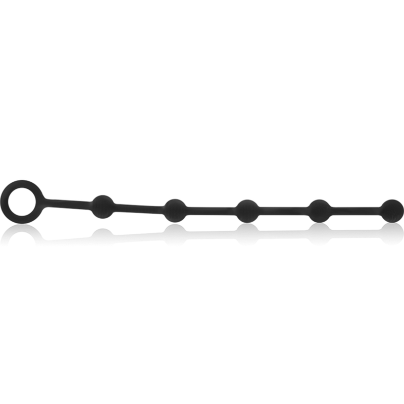 BLACK&SILVER Korg Rosario Anal Silicona 21 cm - Iniciación