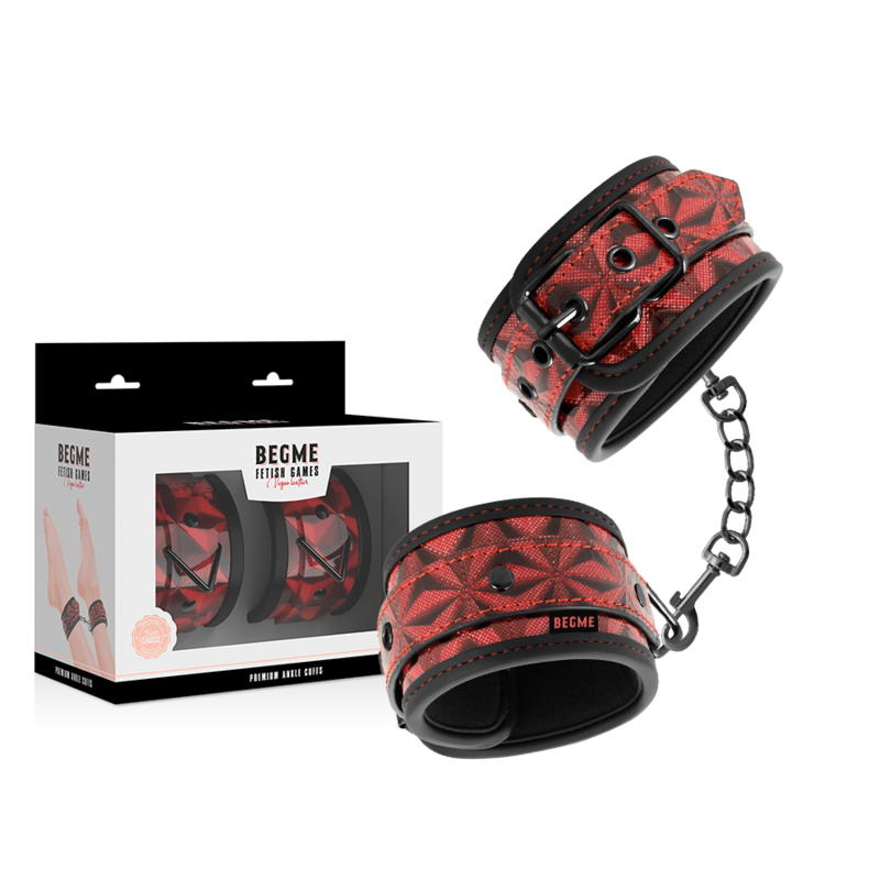 Begme Red Edition Premium Ankle Cuffs - Tobilleras con Forro Neopreno