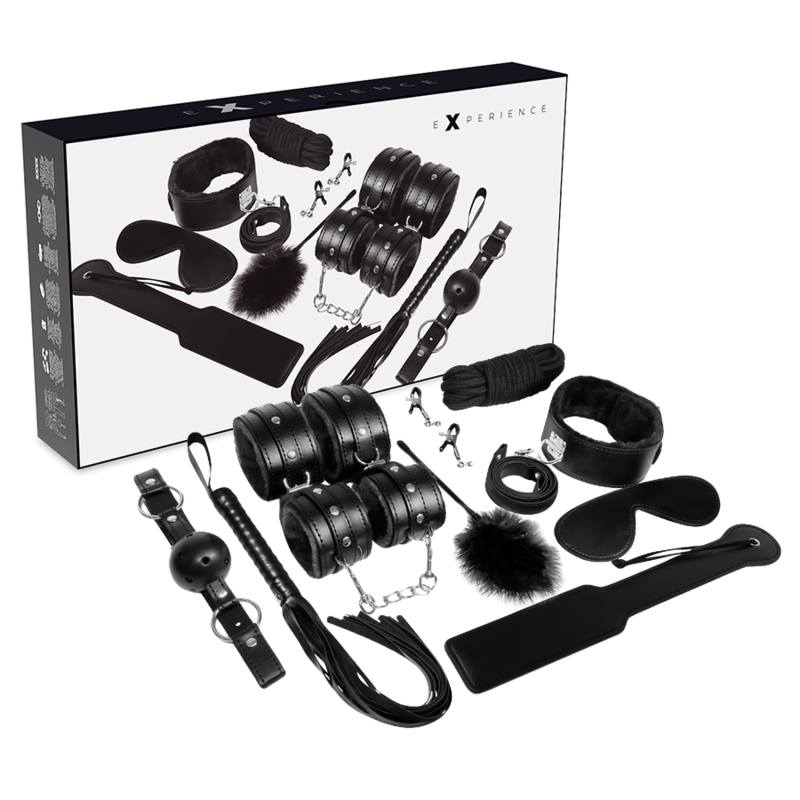 Experience BDSM Fetish Kit Black Series - Estuche 11 Accesorios