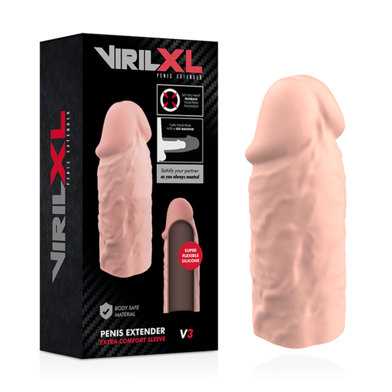 VIRILXL Liquid Silicone V3 Natural Penis Extension